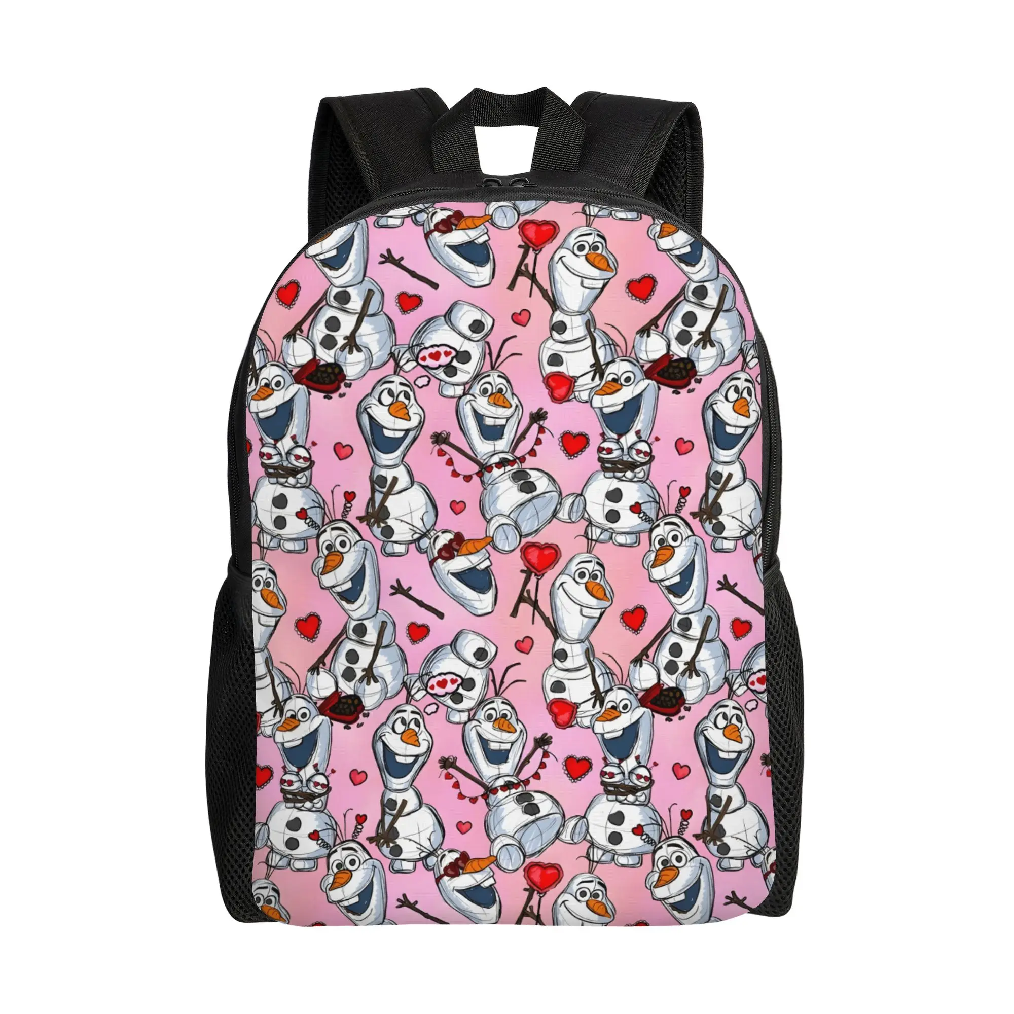 Back to school season Sketched Snowman Valentine's Day Bookbag Walt Cartoon Office Staff Casual Backpack
Back to school season Sketched Snowman Valentine's Day Bookbag Walt Cartoon Office Staff Casual Backpack