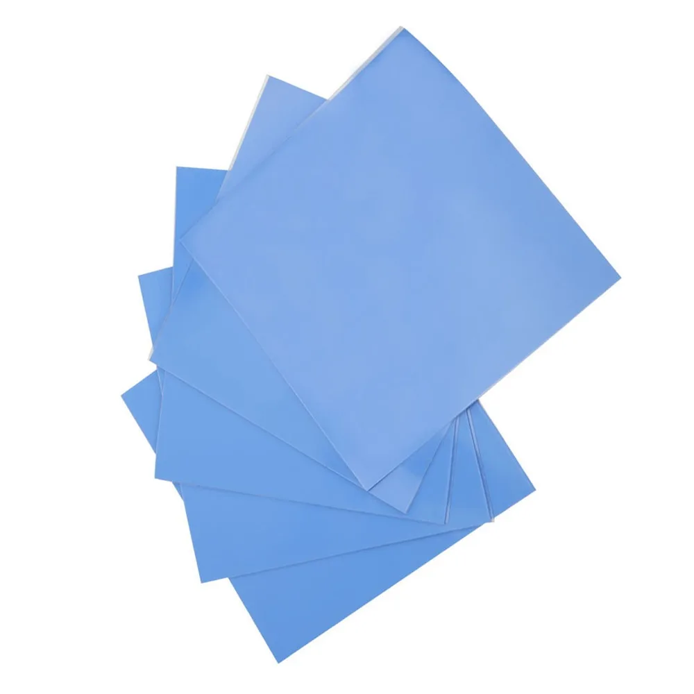 5 шт. 100x100x0,5 мм силиконовая прокладка для теплопроводности 1,5 Вт/м-к изоляционный термоковрик 250 ℃ Термостойкий лист теплопроводности
5 шт. 100x100x0,5 мм силиконовая прокладка для теплопроводности 1,5 Вт/м-к изоляционный термоковрик 250 ℃ Термостойкий лист теплопроводности