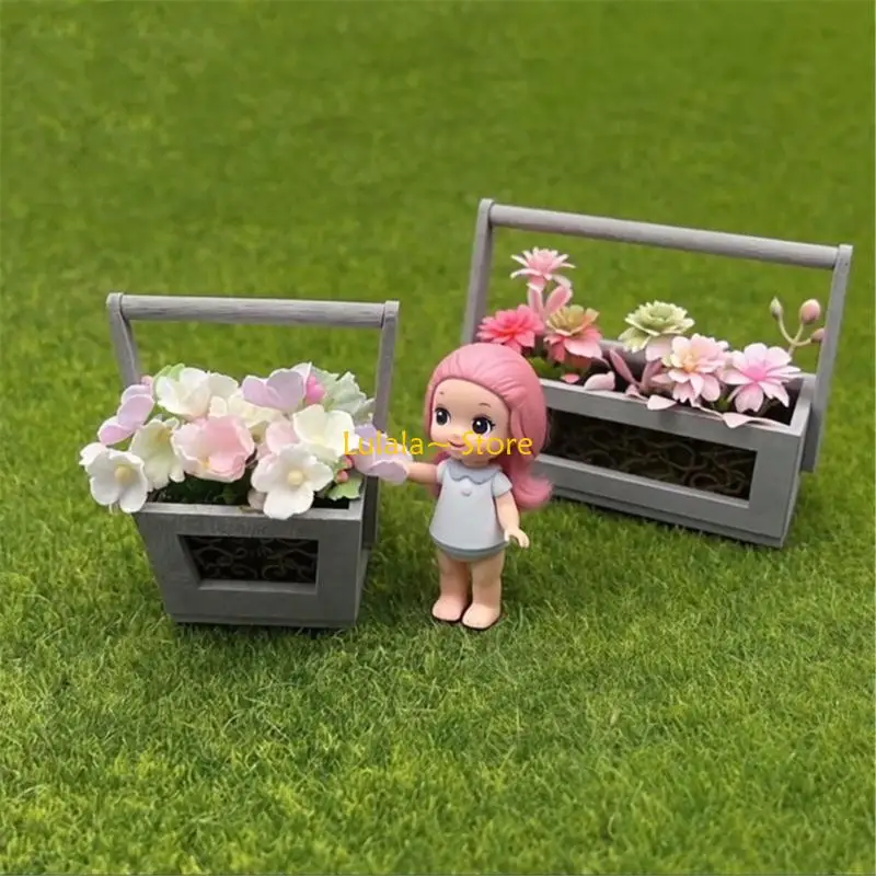 Y4QA Doll House Basket Artifical Flower Model Plant Model Accessories Teenager Girls
Y4QA Doll House Basket Artifical Flower Model Plant Model Accessories Teenager Girls