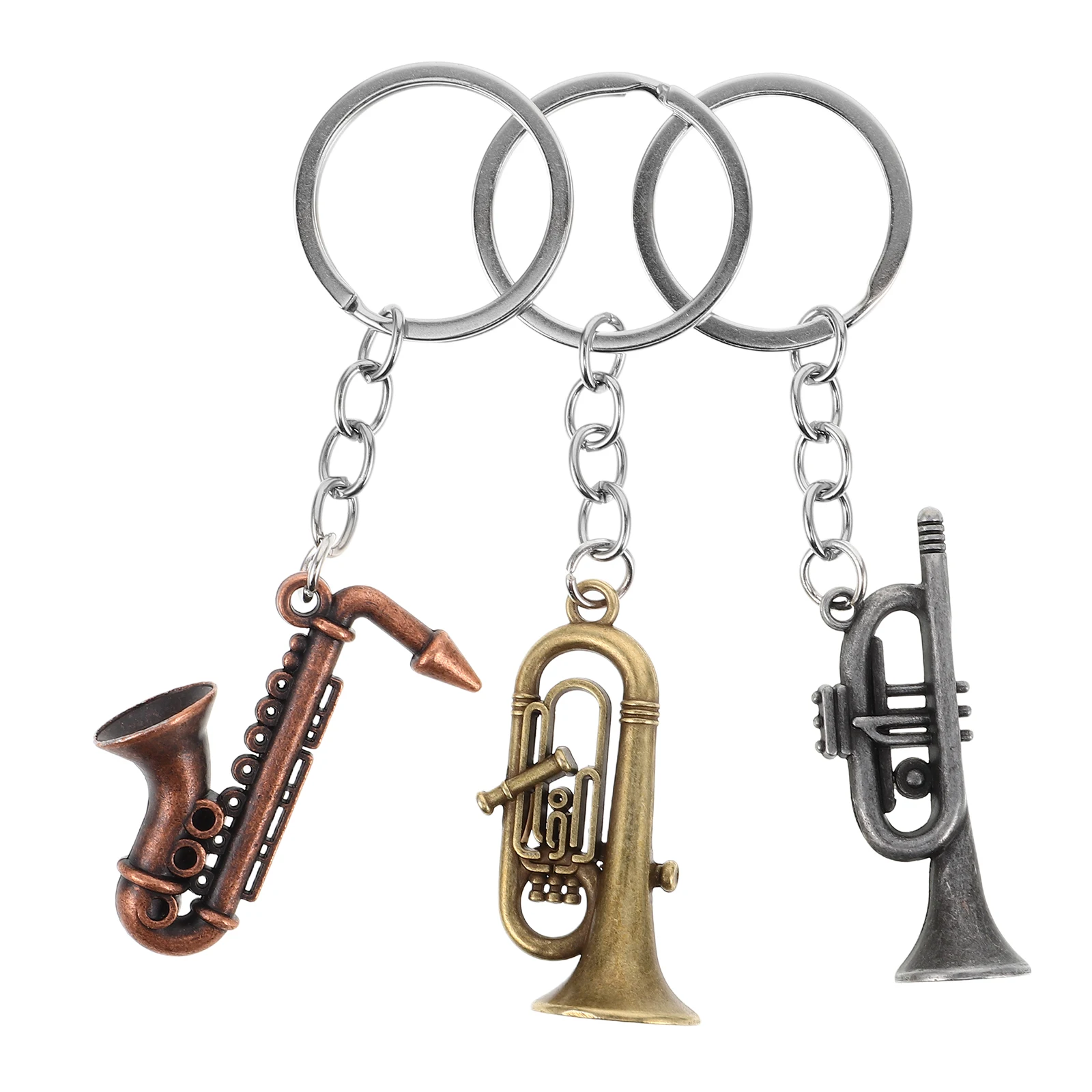 3pcs Saxophone Keychain Vintage Music Instrument Pendant Party Favors Metal Miniature Keepsake Jewelry Accessory Musical
3pcs Saxophone Keychain Vintage Music Instrument Pendant Party Favors Metal Miniature Keepsake Jewelry Accessory Musical