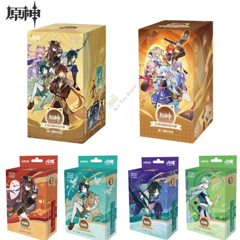 Original Genshin Impact Card Genius Invokation TCG Battle Card Hu Tao Raiden Shogun Anime Character Collection Card Kid Toy Gift
Original Genshin Impact Card Genius Invokation TCG Battle Card Hu Tao Raiden Shogun Anime Character Collection Card Kid Toy Gift