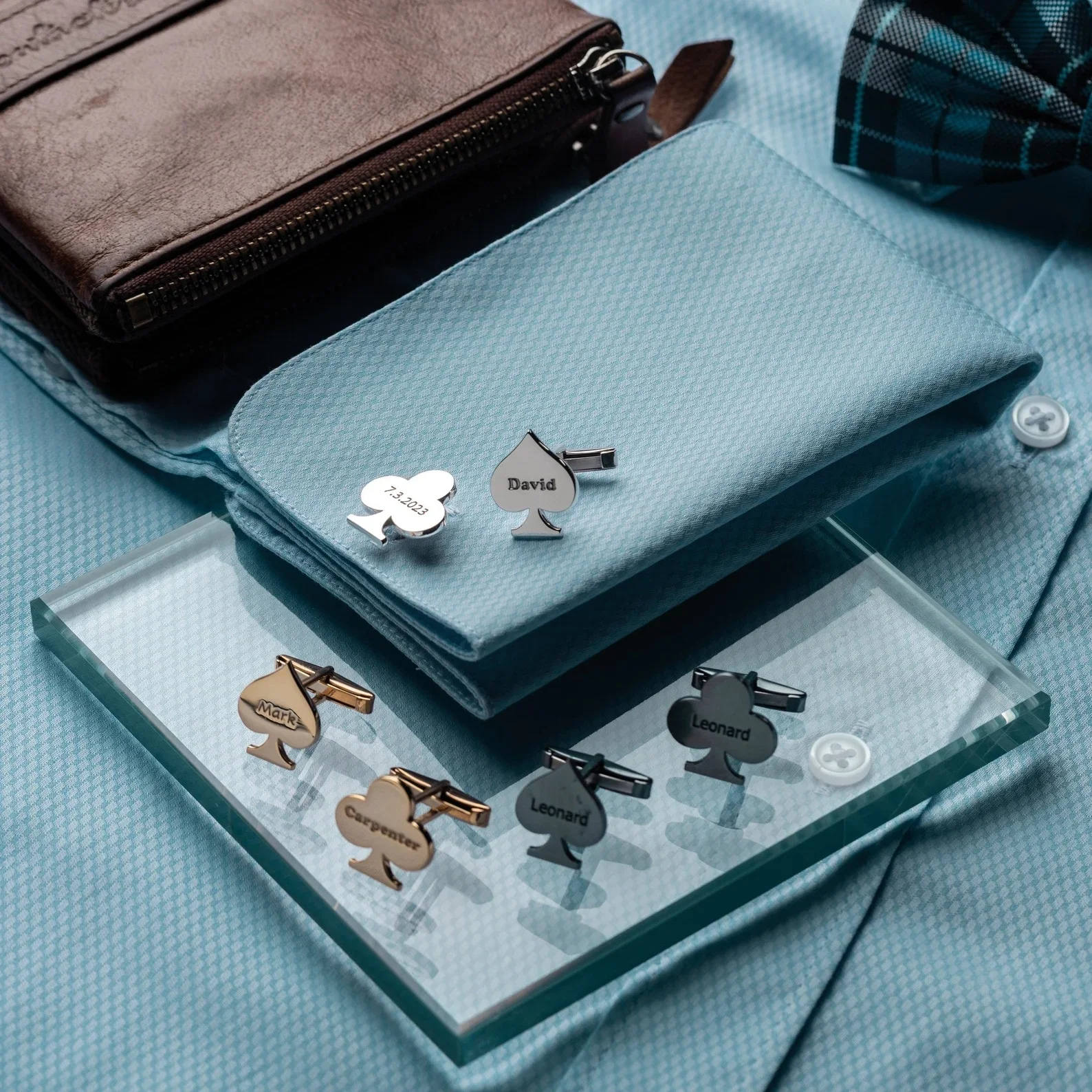 Suits Cufflinks Playing Card Suits Spades Asymmetric Cufflink Personalized Name Text Cufflinks Groomsmen Cufflinks Gift For Him
Suits Cufflinks Playing Card Suits Spades Asymmetric Cufflink Personalized Name Text Cufflinks Groomsmen Cufflinks Gift For Him