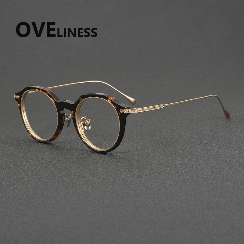 2026 Acetate Titanium Glasses Frame Women New Fashion Brand Design Retro Round Eyeglasses frames Men Vintage Eyewear Spectacles
2026 Acetate Titanium Glasses Frame Women New Fashion Brand Design Retro Round Eyeglasses frames Men Vintage Eyewear Spectacles