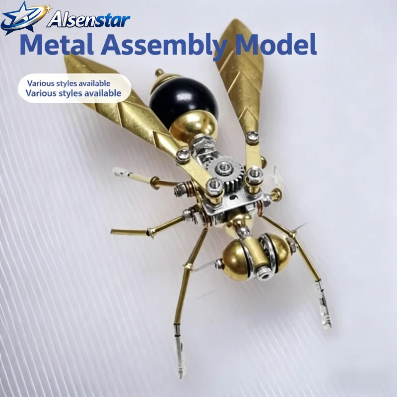 Big Bee Mechanical Metal Assembly Model 3D Stereoscopic DIY Puzzle Handmade Creative Ornament Male Gift Toy
Big Bee Mechanical Metal Assembly Model 3D Stereoscopic DIY Puzzle Handmade Creative Ornament Male Gift Toy