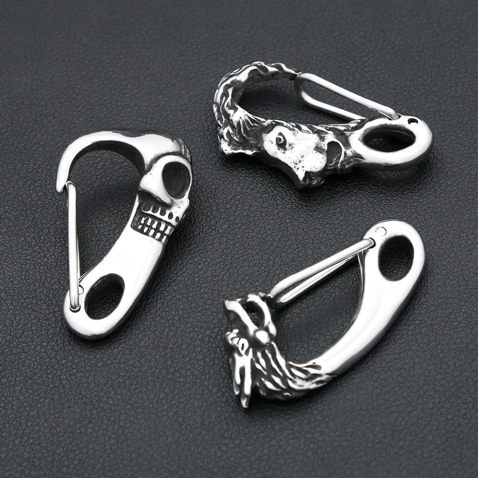 Vintage Vikings Lion Head Keychain For Men Women Stainless Steel Punk Animal Skull Shrimp Buckle Key Ring Fashion Jewelry Gifts
Vintage Vikings Lion Head Keychain For Men Women Stainless Steel Punk Animal Skull Shrimp Buckle Key Ring Fashion Jewelry Gifts
