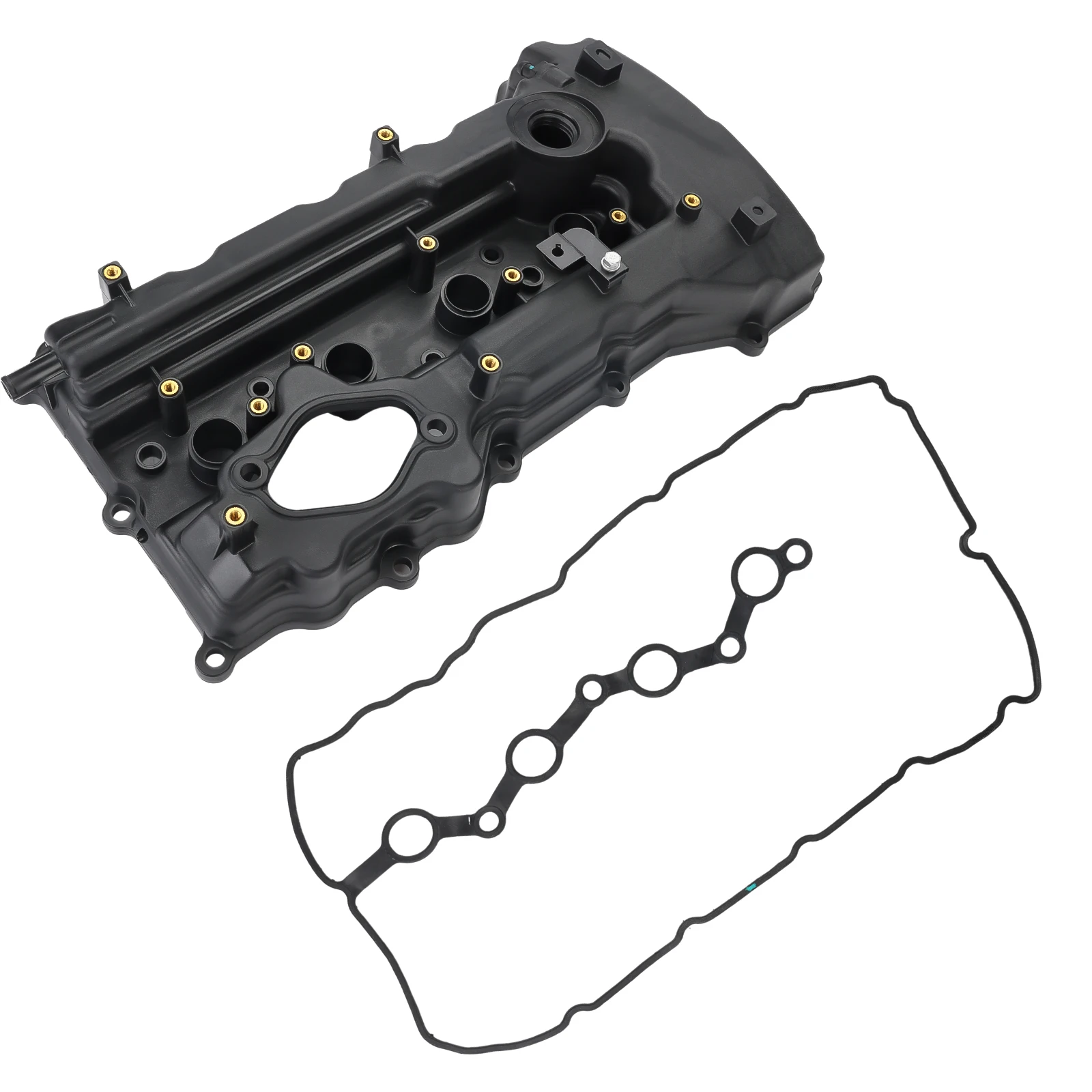 Engine Valve Cover Compatible with 2011-2015 KIA Optima 2011-2016 Sportage 2012 Sorento 2014-2015 Huydai Tucson 224102G710
Engine Valve Cover Compatible with 2011-2015 KIA Optima 2011-2016 Sportage 2012 Sorento 2014-2015 Huydai Tucson 224102G710