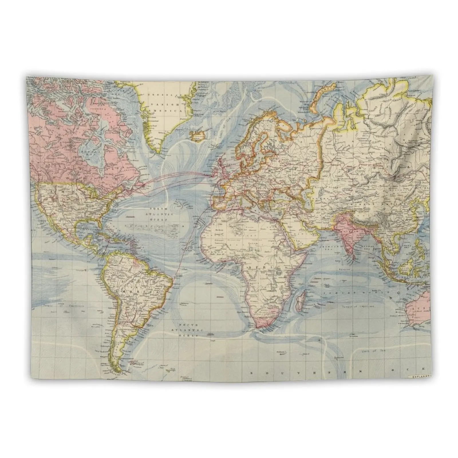 Vintage Map of The World (1883) Tapestry Aesthetic Room Decors Decorative Wall Mural Tapestry
Vintage Map of The World (1883) Tapestry Aesthetic Room Decors Decorative Wall Mural Tapestry