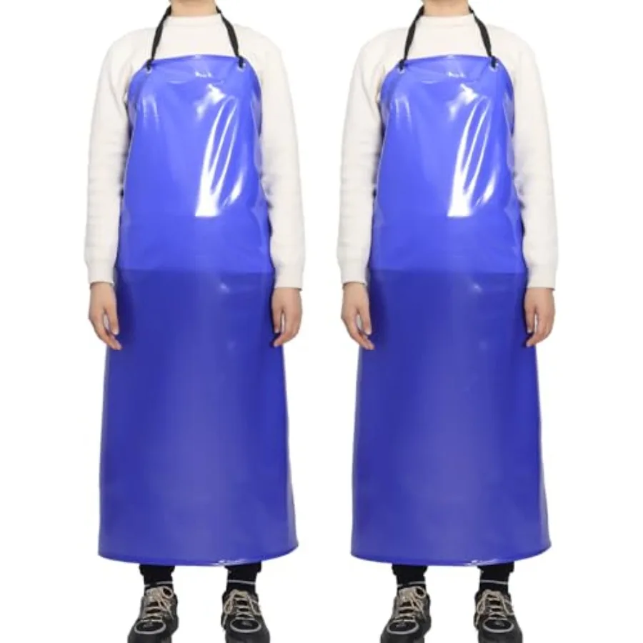 Chemical Resistant Vinyl Apron - Extra Large Waterproof PVC Aprons for Dishwasher, Dog Grooming, Fish Cleaning
Chemical Resistant Vinyl Apron - Extra Large Waterproof PVC Aprons for Dishwasher, Dog Grooming, Fish Cleaning