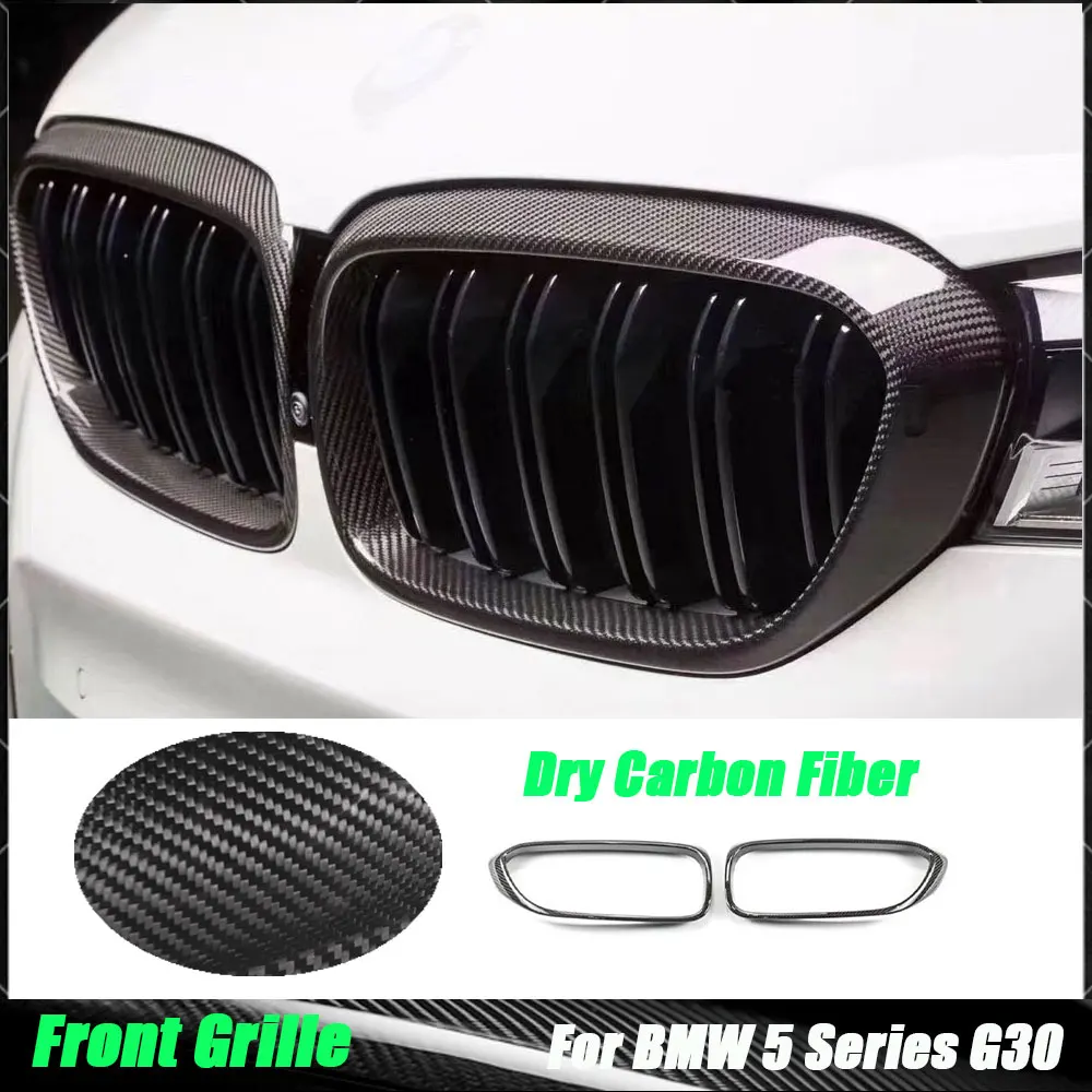 For BMW 5 Series G30 F90 M5 2018 2019 Car Front Grill Frame Dry Carbon Fiber Middle Grille Trim Cover Exterior Decoration FRP
For BMW 5 Series G30 F90 M5 2018 2019 Car Front Grill Frame Dry Carbon Fiber Middle Grille Trim Cover Exterior Decoration FRP