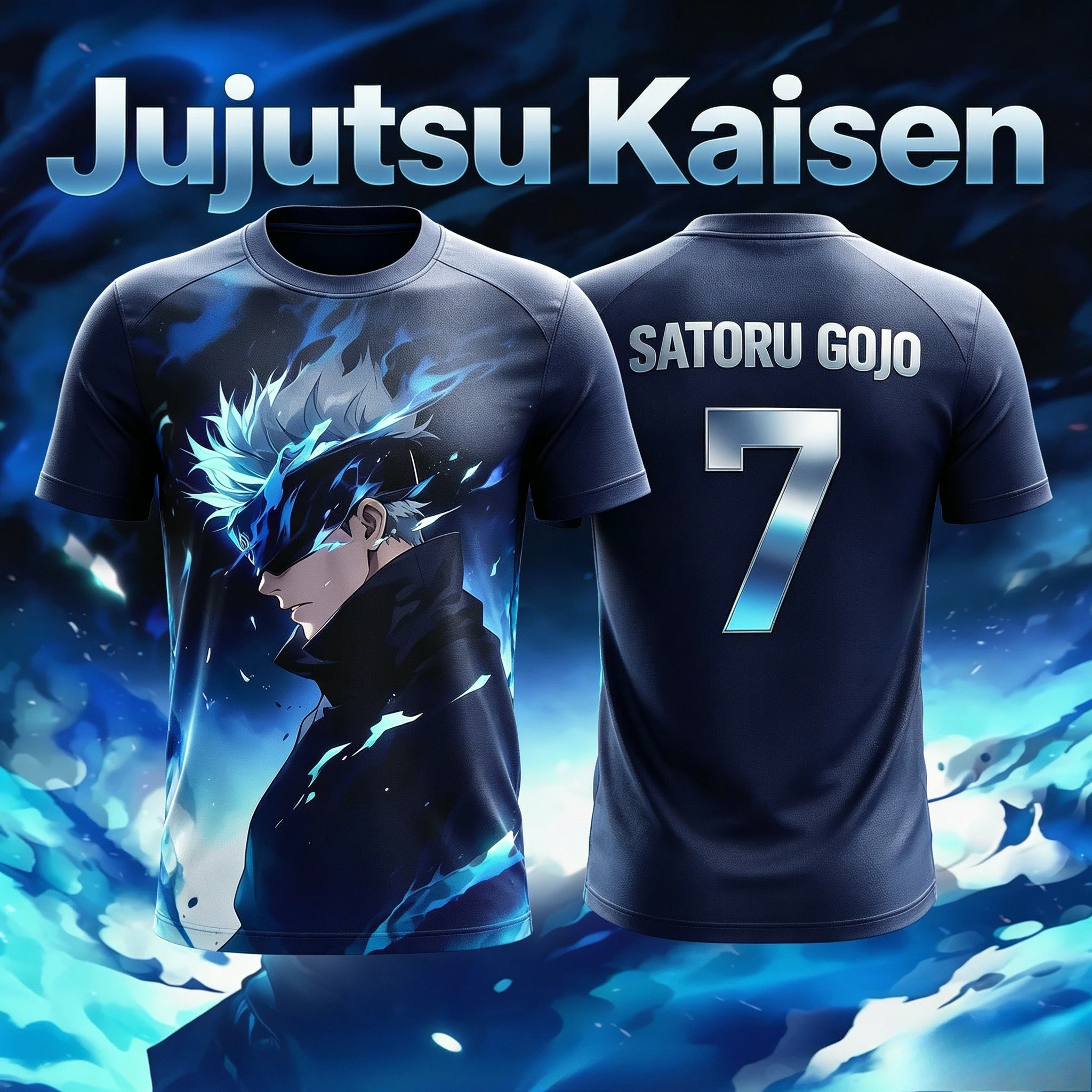 Jujutsu Kaisen 2026 Summer New NO.10 NO.7 Satoru Gojo Anime Special Football Jersey T-Shirt Adult Men's 3D Printed Kids Y2k
Jujutsu Kaisen 2026 Summer New NO.10 NO.7 Satoru Gojo Anime Special Football Jersey T-Shirt Adult Men's 3D Printed Kids Y2k