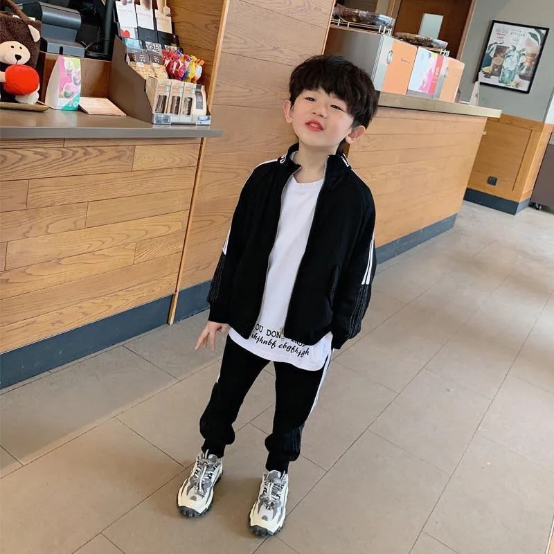 Boys Suit Coat+Pants Cotton 2Pcs/Sets 2022 Handsome Spring Autumn Sports Sets School Home Children Clothing
Boys Suit Coat+Pants Cotton 2Pcs/Sets 2022 Handsome Spring Autumn Sports Sets School Home Children Clothing