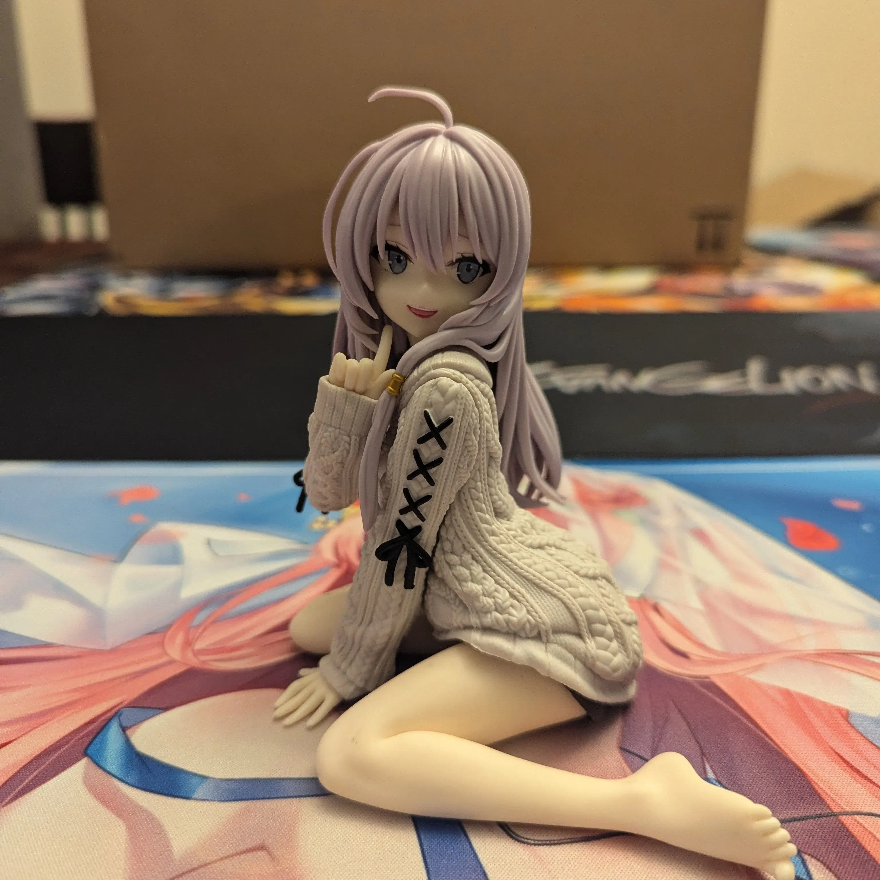 10cm Anime Witch Journey Flying Sweater Sitting posture Ilena Cute Girl PVC Doll Collection Model Doll Desktop Decoration
10cm Anime Witch Journey Flying Sweater Sitting posture Ilena Cute Girl PVC Doll Collection Model Doll Desktop Decoration