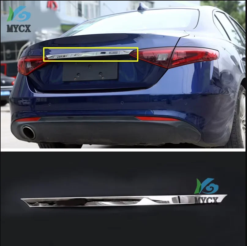 Fit For Alfa Romeo Giulia 2017 2018 Stainless Steel Exterior Rear Trunk Lid Cover Trim 1pcs car-styling Accessories
Fit For Alfa Romeo Giulia 2017 2018 Stainless Steel Exterior Rear Trunk Lid Cover Trim 1pcs car-styling Accessories