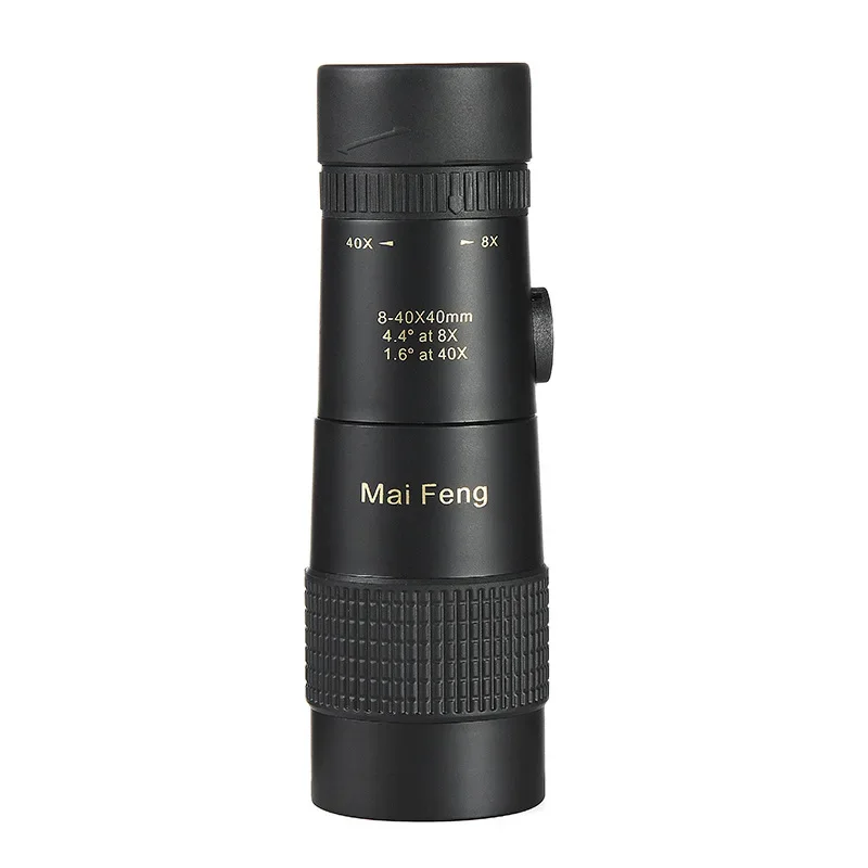 Maifeng 8-40x40 Monocular Telescope Compact Retractable Zoom Waterproof Bak4 Professional HD ED Glass With Tripod Phone Clip
Maifeng 8-40x40 Monocular Telescope Compact Retractable Zoom Waterproof Bak4 Professional HD ED Glass With Tripod Phone Clip