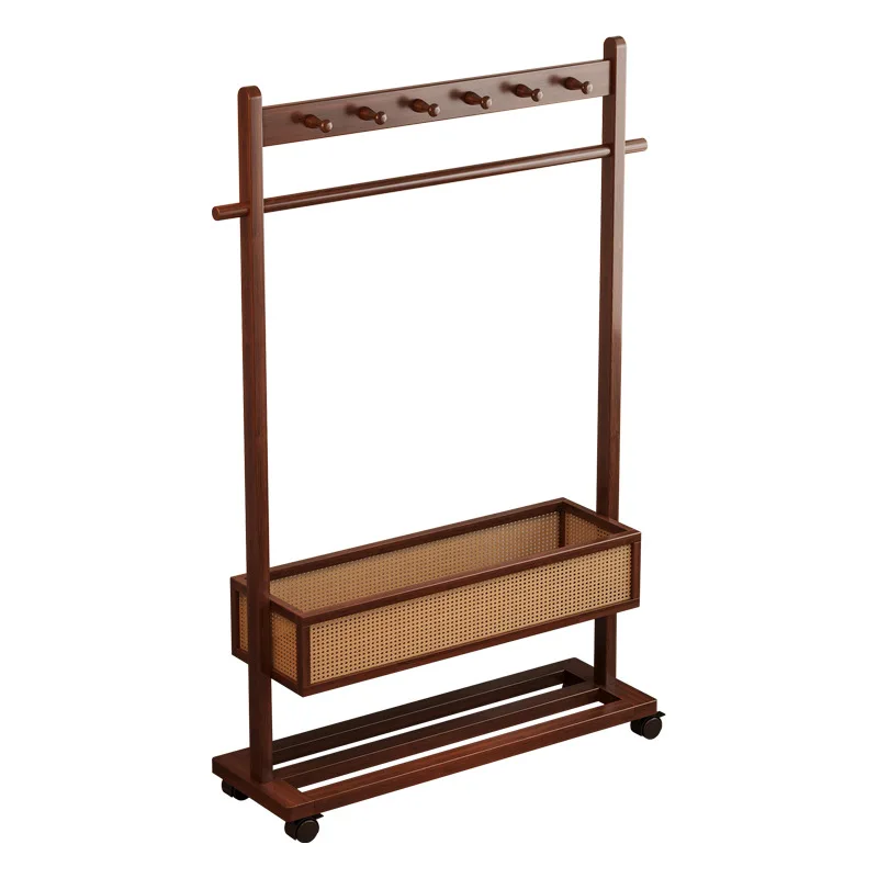Bedroom floor-standing clothes rack saves space and integrates storage and organization
Bedroom floor-standing clothes rack saves space and integrates storage and organization