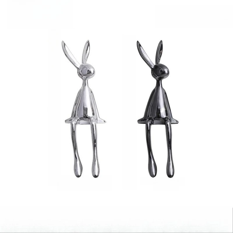 Modern light luxury electroplating sitting rabbit ornaments high-end living room entrance TV cabinet wine cabinet home
Modern light luxury electroplating sitting rabbit ornaments high-end living room entrance TV cabinet wine cabinet home