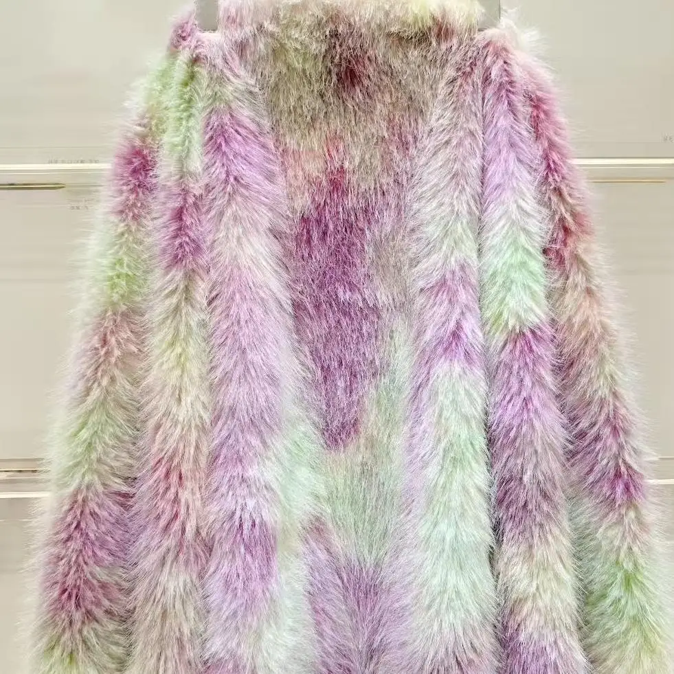 1yard Long haired velvet Fur Fabric Toy Doll Coat Vest Stage Photographic tela Tie dye artificial fox fur fabric For clothing
1yard Long haired velvet Fur Fabric Toy Doll Coat Vest Stage Photographic tela Tie dye artificial fox fur fabric For clothing