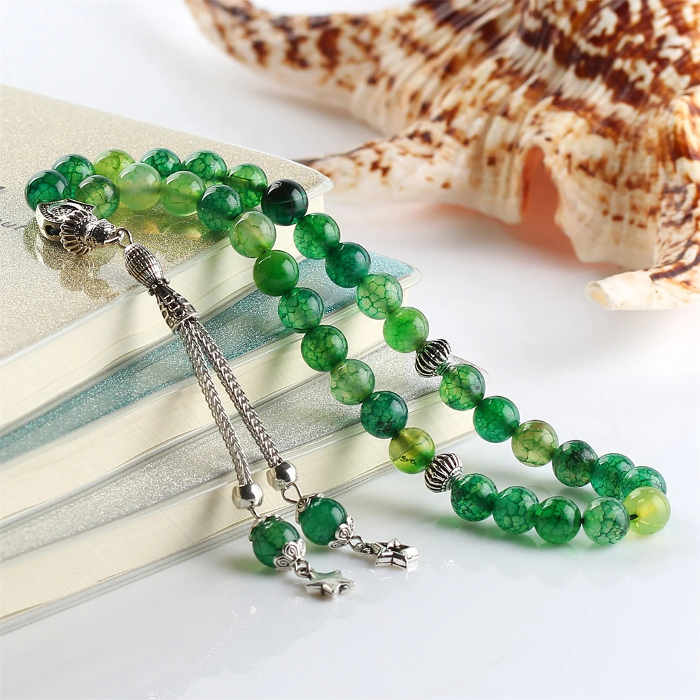 Agate Tasbih Silver tassel Popular style Muslim prayer beads 33 66 99Misbaha beads Islam Rosary Islamic gift
Agate Tasbih Silver tassel Popular style Muslim prayer beads 33 66 99Misbaha beads Islam Rosary Islamic gift