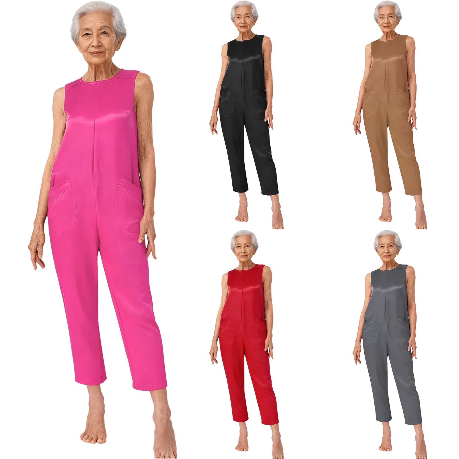 Women Elderly Alzheimer Special Needs Adaptive Clothing Back Zipper Anti-Strip Jumpsuit with Pockets for Indoor Outdoor Wear
Women Elderly Alzheimer Special Needs Adaptive Clothing Back Zipper Anti-Strip Jumpsuit with Pockets for Indoor Outdoor Wear