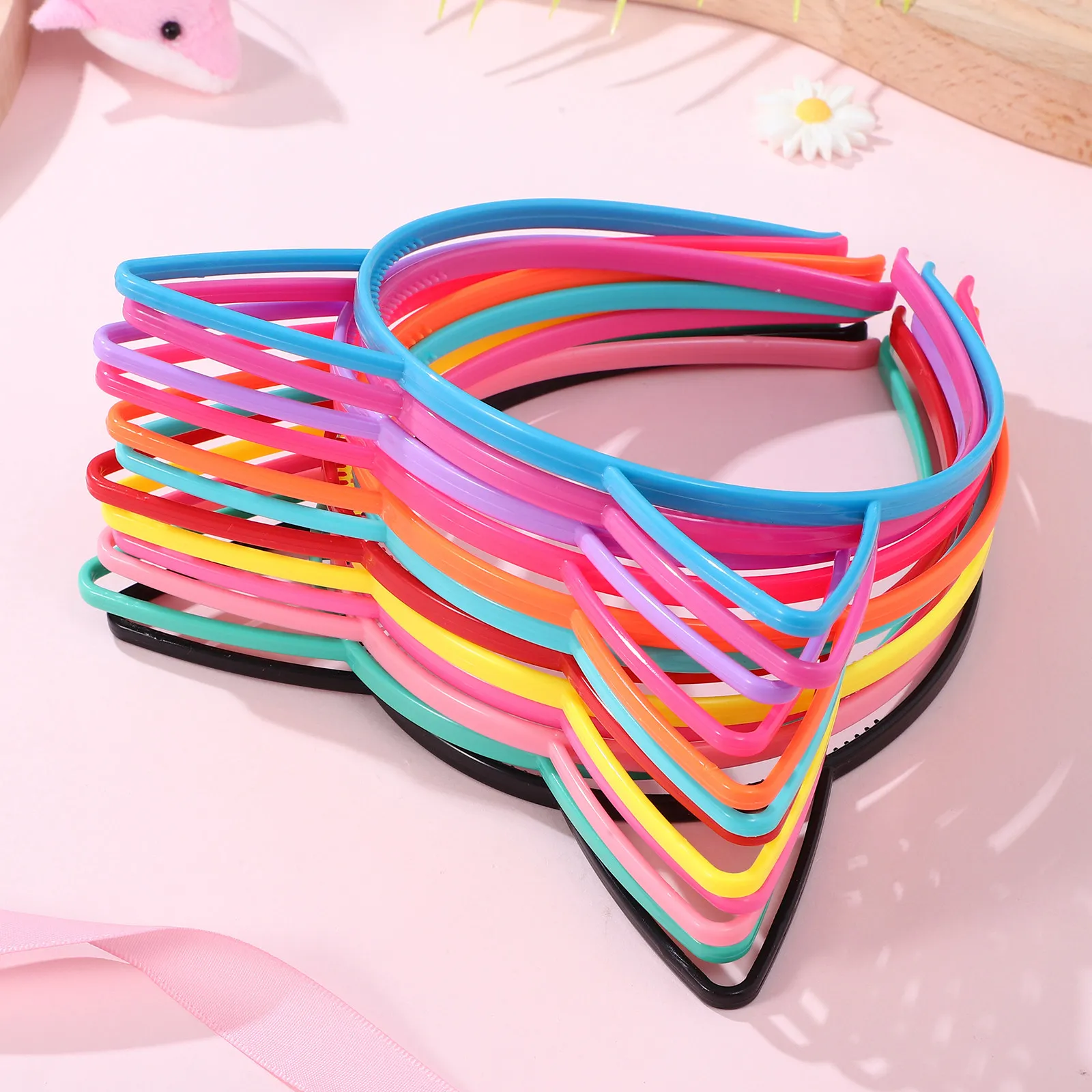 24Pcs Cat Ear Headbands Sturdy Plastic Material Lightweight Hair Accessories for Women Teens Party Cosplay Halloween
24Pcs Cat Ear Headbands Sturdy Plastic Material Lightweight Hair Accessories for Women Teens Party Cosplay Halloween