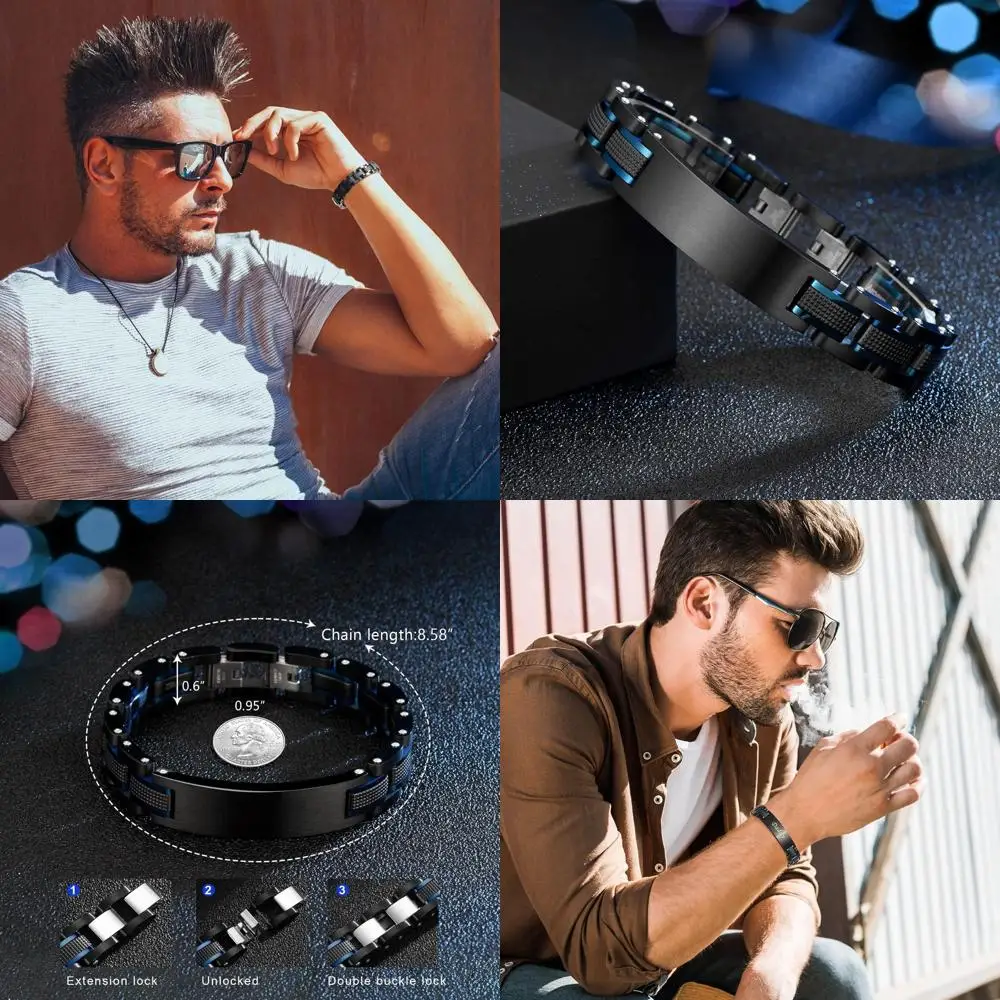 Мужской браслет из нержавеющей стали — идеальный подарок для мужа, папы или парня на день рождения, Рождество или День святого Валентина
Мужской браслет из нержавеющей стали — идеальный подарок для мужа, папы или парня на день рождения, Рождество или День святого Валентина