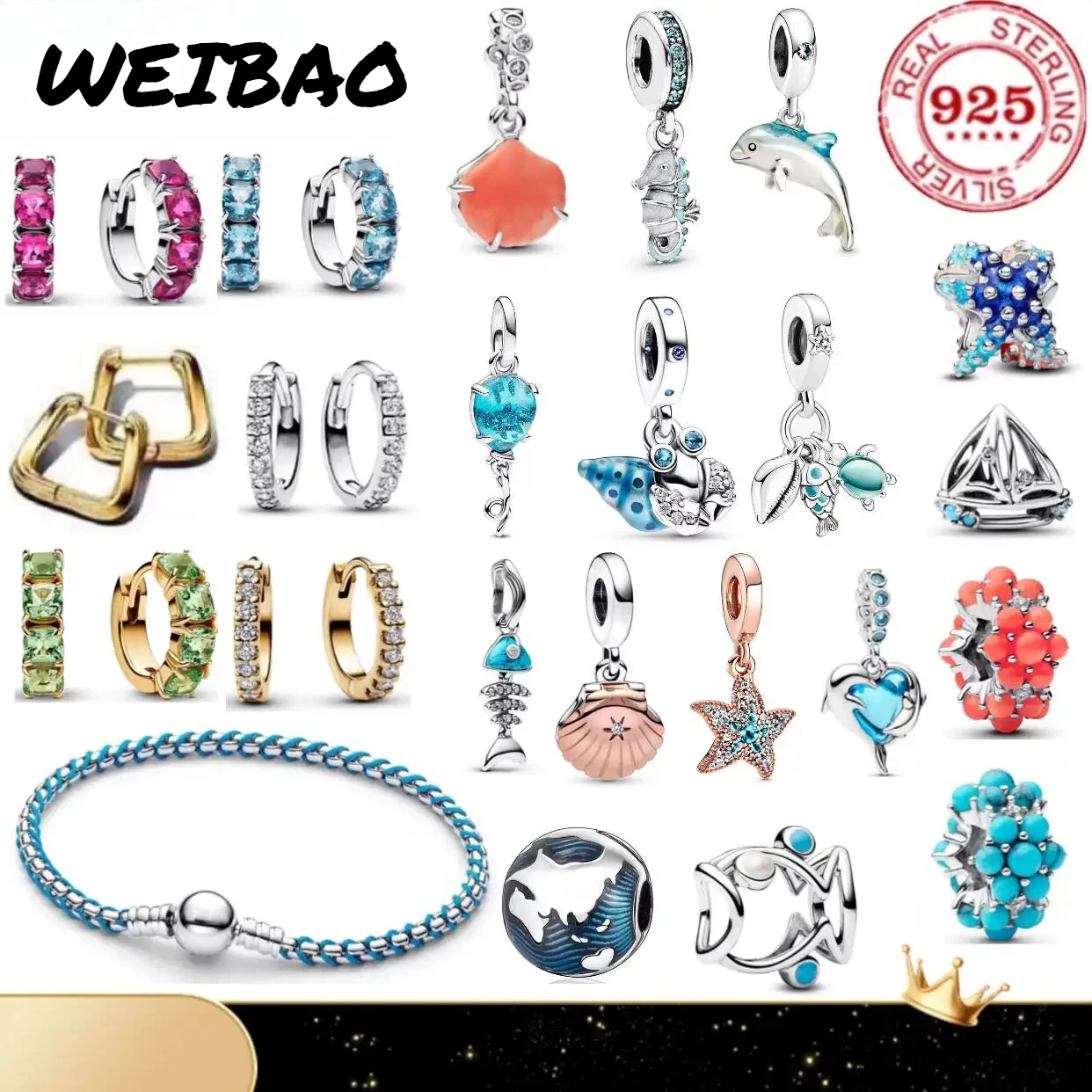 Fresh Ocean Series 925% sterling silver turtle chameleon pendant earrings bracelet women DIY original fashion fine jewelry gift
Fresh Ocean Series 925% sterling silver turtle chameleon pendant earrings bracelet women DIY original fashion fine jewelry gift