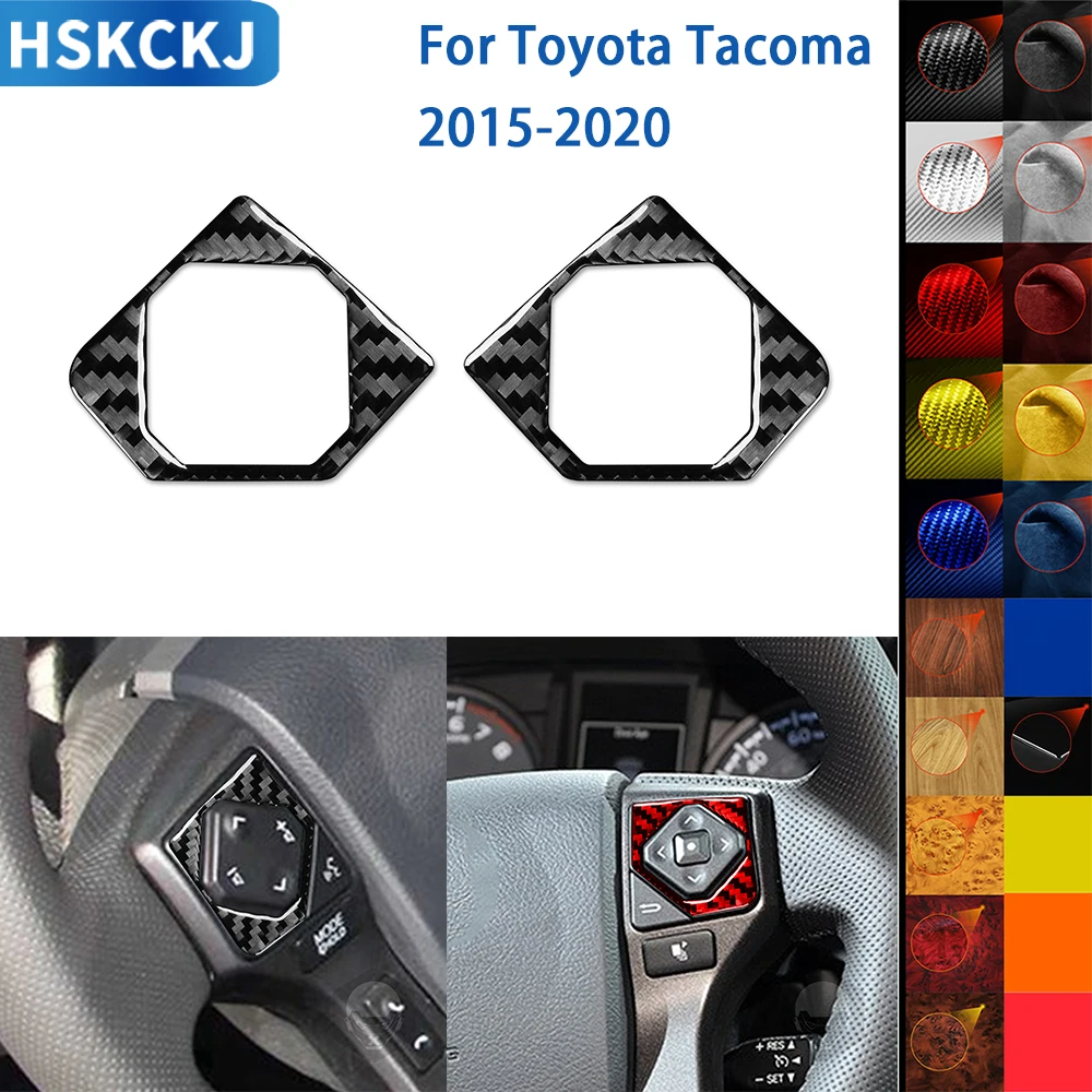 For Toyota Tacoma 2015-2020 Accessories Carbon Fiber Car Interior Steering Wheel Button Panel Cover Trim Sticker Decoration
For Toyota Tacoma 2015-2020 Accessories Carbon Fiber Car Interior Steering Wheel Button Panel Cover Trim Sticker Decoration