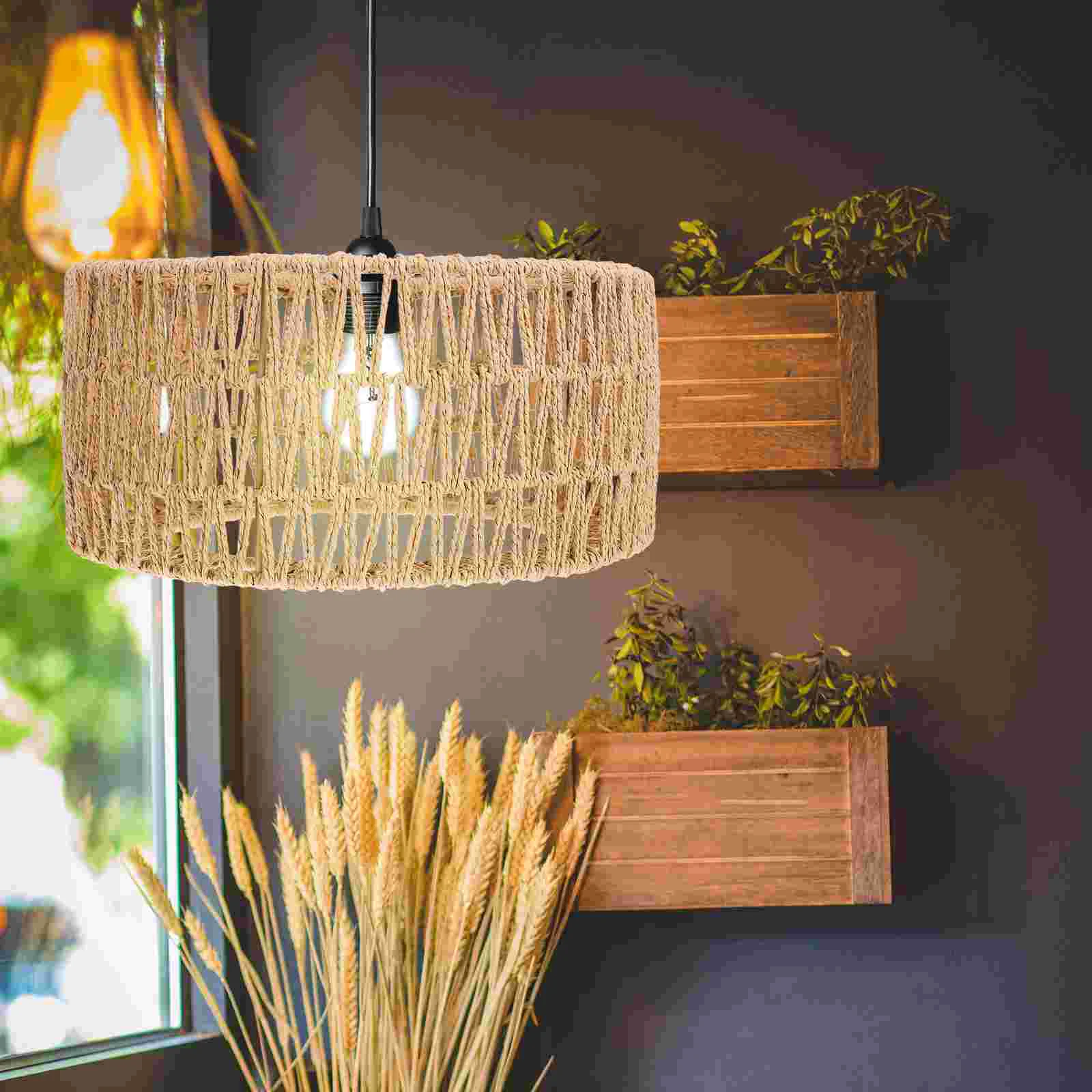 Rattan Table Lamp Shade Boho Rattan Lampshade Chandelier Cylinder Woven Lampshade Replacement Pendant Sconce Shade Ceiling Fan
Rattan Table Lamp Shade Boho Rattan Lampshade Chandelier Cylinder Woven Lampshade Replacement Pendant Sconce Shade Ceiling Fan