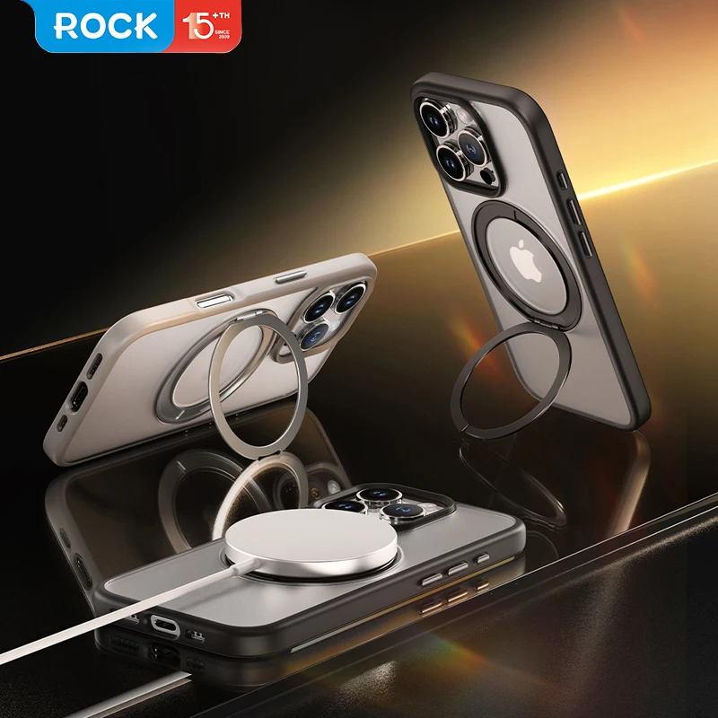 Чехол ROCK для iPhone 16 Pro Max, магнитный прозрачный чехол из поликарбоната и ТПУ, тонкая Подставка-кольцо, задняя крышка с вращающимся складным кронштейном
Чехол ROCK для iPhone 16 Pro Max, магнитный прозрачный чехол из поликарбоната и ТПУ, тонкая Подставка-кольцо, задняя крышка с вращающимся складным кронштейном
