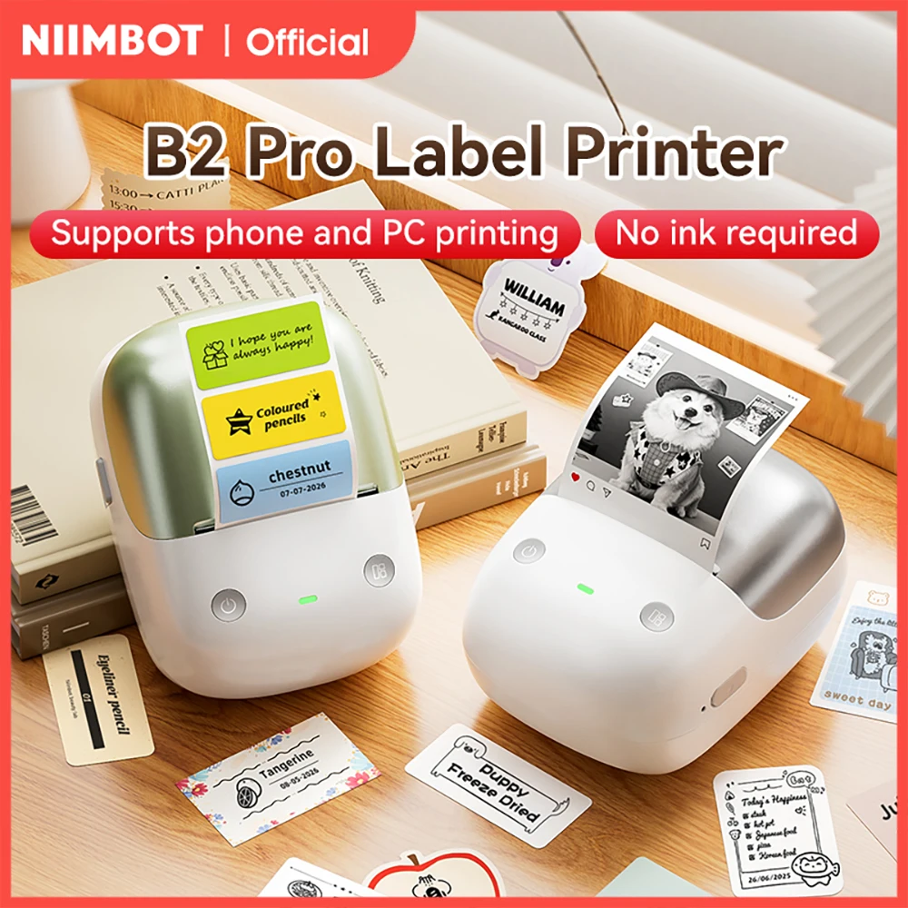 Niimbot 300 DPI Label Printer Red Black Printing Label Maker for Price Tag Small Bussiness Home Office Photo Label Machine
Niimbot 300 DPI Label Printer Red Black Printing Label Maker for Price Tag Small Bussiness Home Office Photo Label Machine