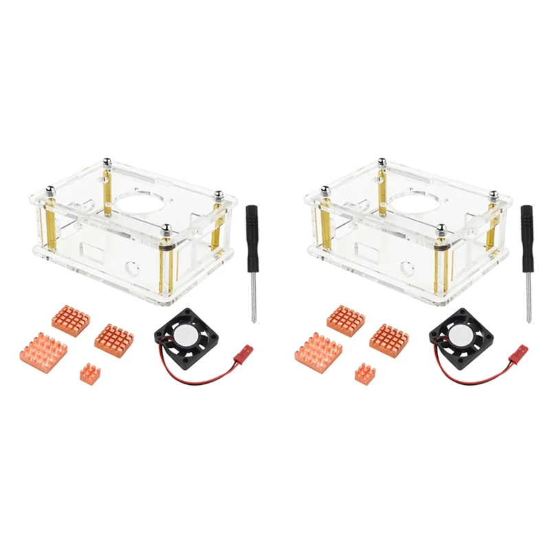 2X для Orange Pi 3 LTS, акриловый корпус, прозрачный корпус, радиатор, отвертка, охлаждающий вентилятор для Orange Pi 3 LTS
2X для Orange Pi 3 LTS, акриловый корпус, прозрачный корпус, радиатор, отвертка, охлаждающий вентилятор для Orange Pi 3 LTS