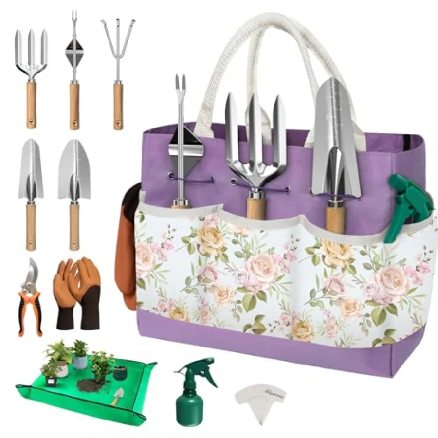 【Spot goods】22Pcs Gardening Tools Set for Women Heavy Duty Garden Hand Tool Kit Gifts for Mom Gardener Beginner Gardening Acces
【Spot goods】22Pcs Gardening Tools Set for Women Heavy Duty Garden Hand Tool Kit Gifts for Mom Gardener Beginner Gardening Acces
