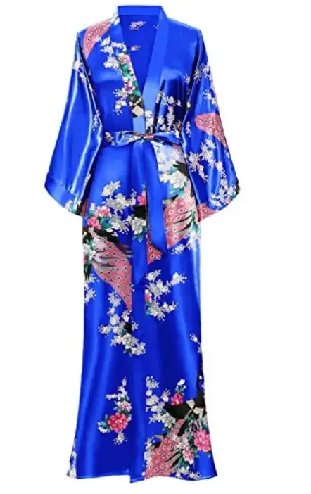 Sexy Women Long Robe With Pocket Wedding Bride Bridesmaid Dressing Gown Rayon Kimono Bathrobe Large Size S-XXXL Night Dress
Sexy Women Long Robe With Pocket Wedding Bride Bridesmaid Dressing Gown Rayon Kimono Bathrobe Large Size S-XXXL Night Dress