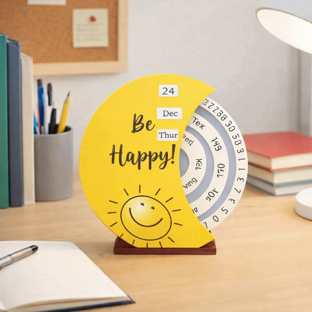 Wooden Material Wooden Calendar Manual Rotating Desktop Decoration Perpetual Calendar Rotating Mechanism Rustic Style
Wooden Material Wooden Calendar Manual Rotating Desktop Decoration Perpetual Calendar Rotating Mechanism Rustic Style