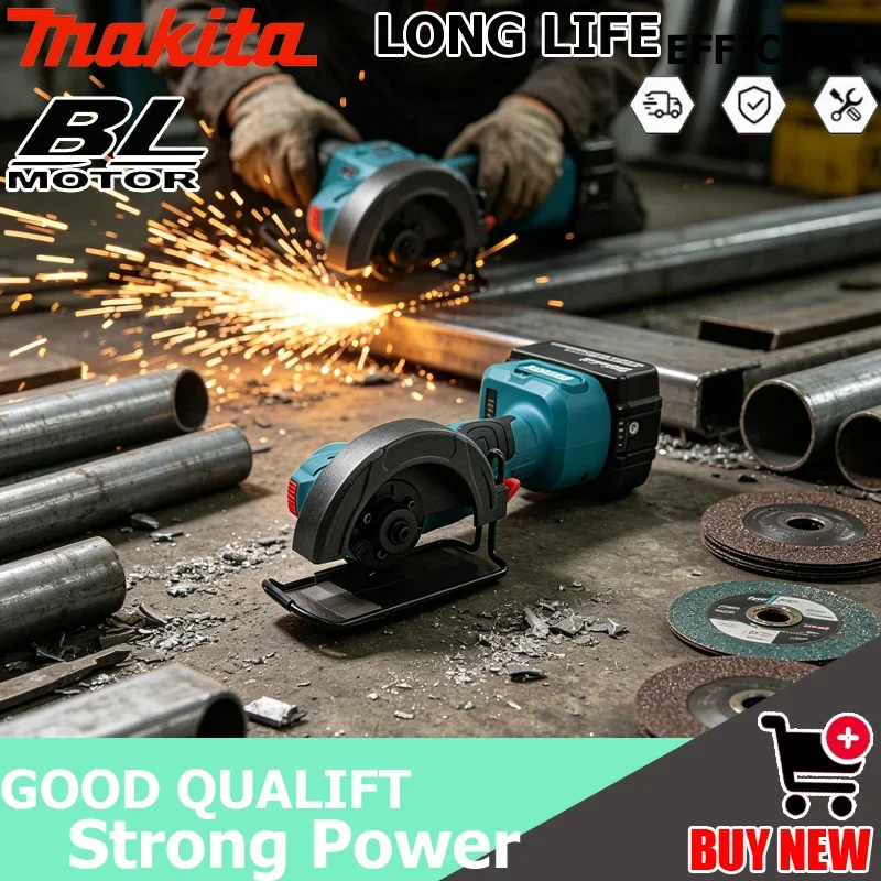 Makita 21V Brushless 125mm Angle Grinder, Portable Power Cutting & Grinding Tool for Home DIY, Metalworking & Industrial Use
Makita 21V Brushless 125mm Angle Grinder, Portable Power Cutting & Grinding Tool for Home DIY, Metalworking & Industrial Use