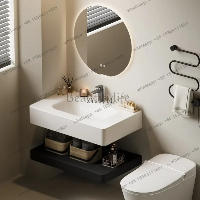 Hotel bathroom cabinet combination rock slab hot bending integrated basin rounded corner double layer combination washbasin
Hotel bathroom cabinet combination rock slab hot bending integrated basin rounded corner double layer combination washbasin