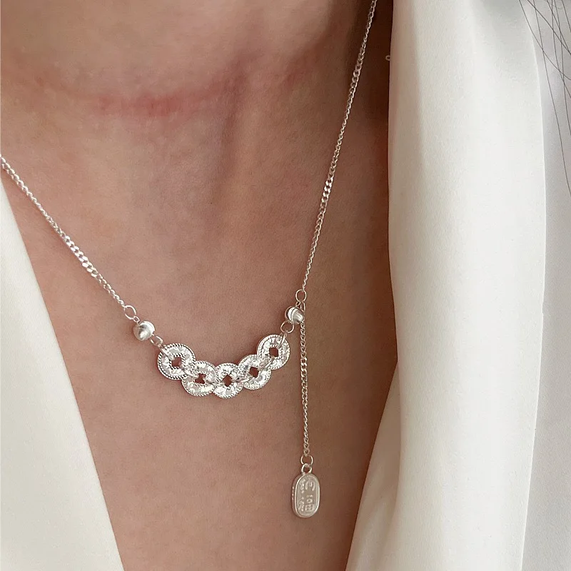S925 Sterling Silver Necklaces For Women Simple Circle Tassel Fashion Minimalist Starfish Shape Necklaces Birthday Gift
S925 Sterling Silver Necklaces For Women Simple Circle Tassel Fashion Minimalist Starfish Shape Necklaces Birthday Gift
