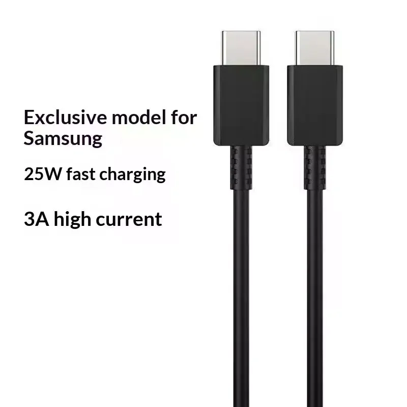 5A PD 25W Dual USB C Super Fast Charge Cable For S22 S23 S24 Plus Note 20 Ultra A53 A54 A55 Quick Charging Data Cable 1m
5A PD 25W Dual USB C Super Fast Charge Cable For S22 S23 S24 Plus Note 20 Ultra A53 A54 A55 Quick Charging Data Cable 1m