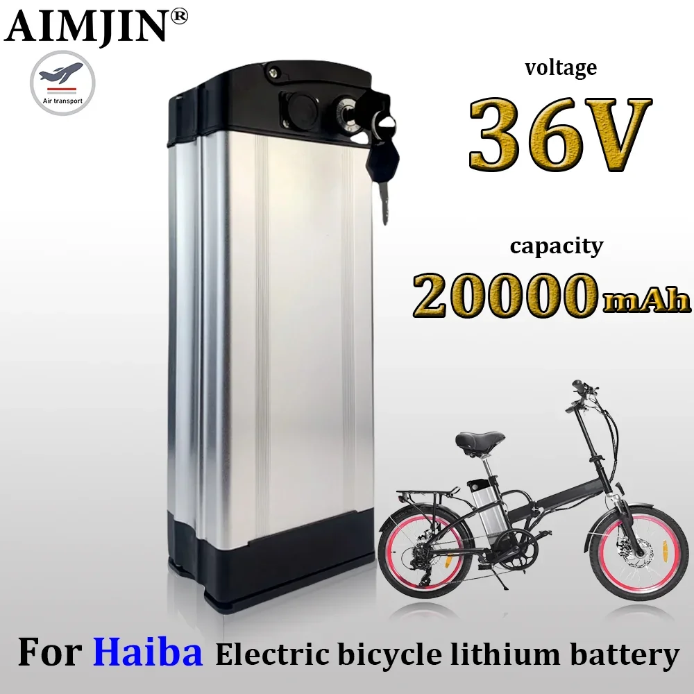 New 36V 20000mAh Portable Haiba Battery, Suitable For High-power 500-1000W Lithium Aluminum Shell of Electric Bicycle
New 36V 20000mAh Portable Haiba Battery, Suitable For High-power 500-1000W Lithium Aluminum Shell of Electric Bicycle