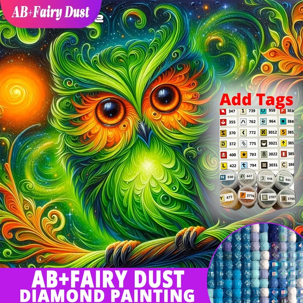 AB сказочная пыль алмазная живопись Сова животное DIY узор для взрослых начинающих птица мозаика мультфильм ремесленный комплект украшение стены
AB сказочная пыль алмазная живопись Сова животное DIY узор для взрослых начинающих птица мозаика мультфильм ремесленный комплект украшение стены
