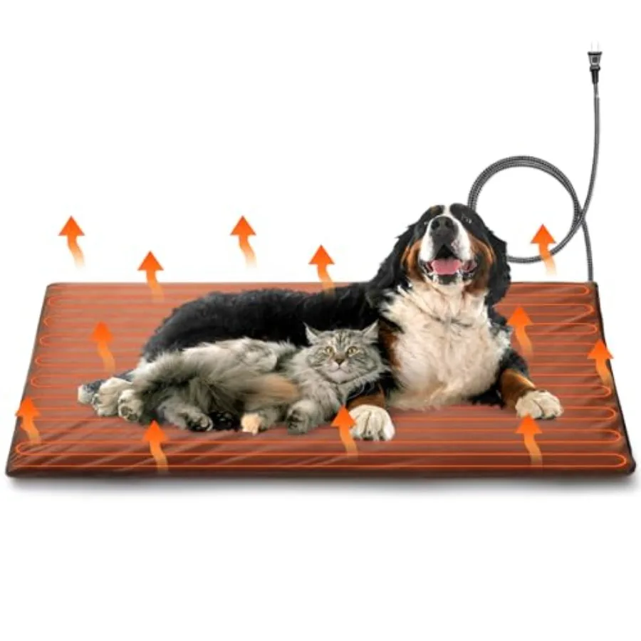 48x28" Extra Large Pet Heating Pad Electric Heated Dog Bed for Large Breeds Air Valve Design Anti-Bite Cord Ultra-Soft and Anti
48x28" Extra Large Pet Heating Pad Electric Heated Dog Bed for Large Breeds Air Valve Design Anti-Bite Cord Ultra-Soft and Anti