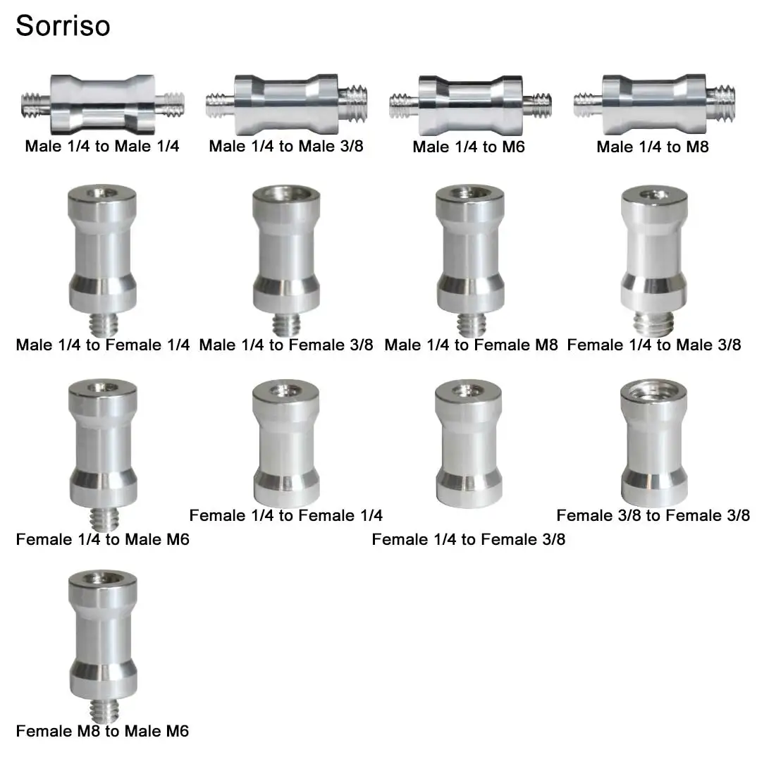 Camera Male To Female Conversion Screw 1/4‘’3/8‘’ Inch 20-Thread Fixed Mount Convert For Dslr Light Stand Tripod
Camera Male To Female Conversion Screw 1/4‘’3/8‘’ Inch 20-Thread Fixed Mount Convert For Dslr Light Stand Tripod
