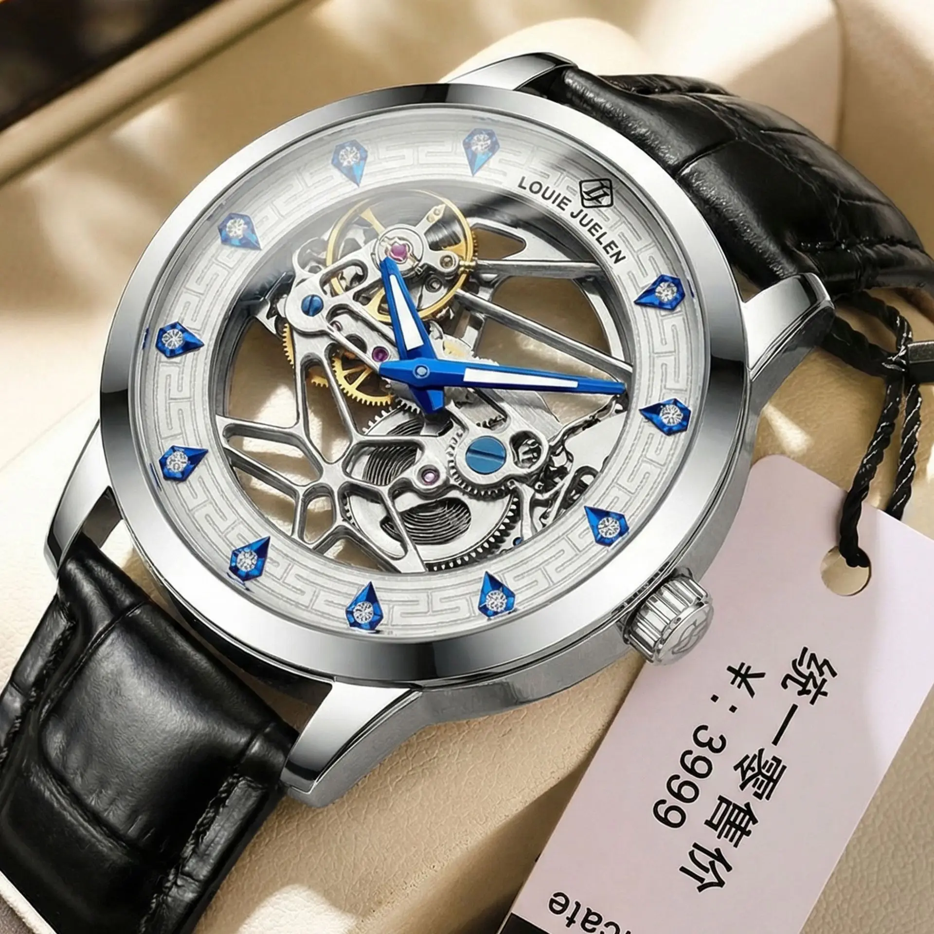 Stainless Steel New Two-Hands Full Skeleton Luminous Waterproof Tourbillon Self-Wind Automatic Watch for Men
Stainless Steel New Two-Hands Full Skeleton Luminous Waterproof Tourbillon Self-Wind Automatic Watch for Men