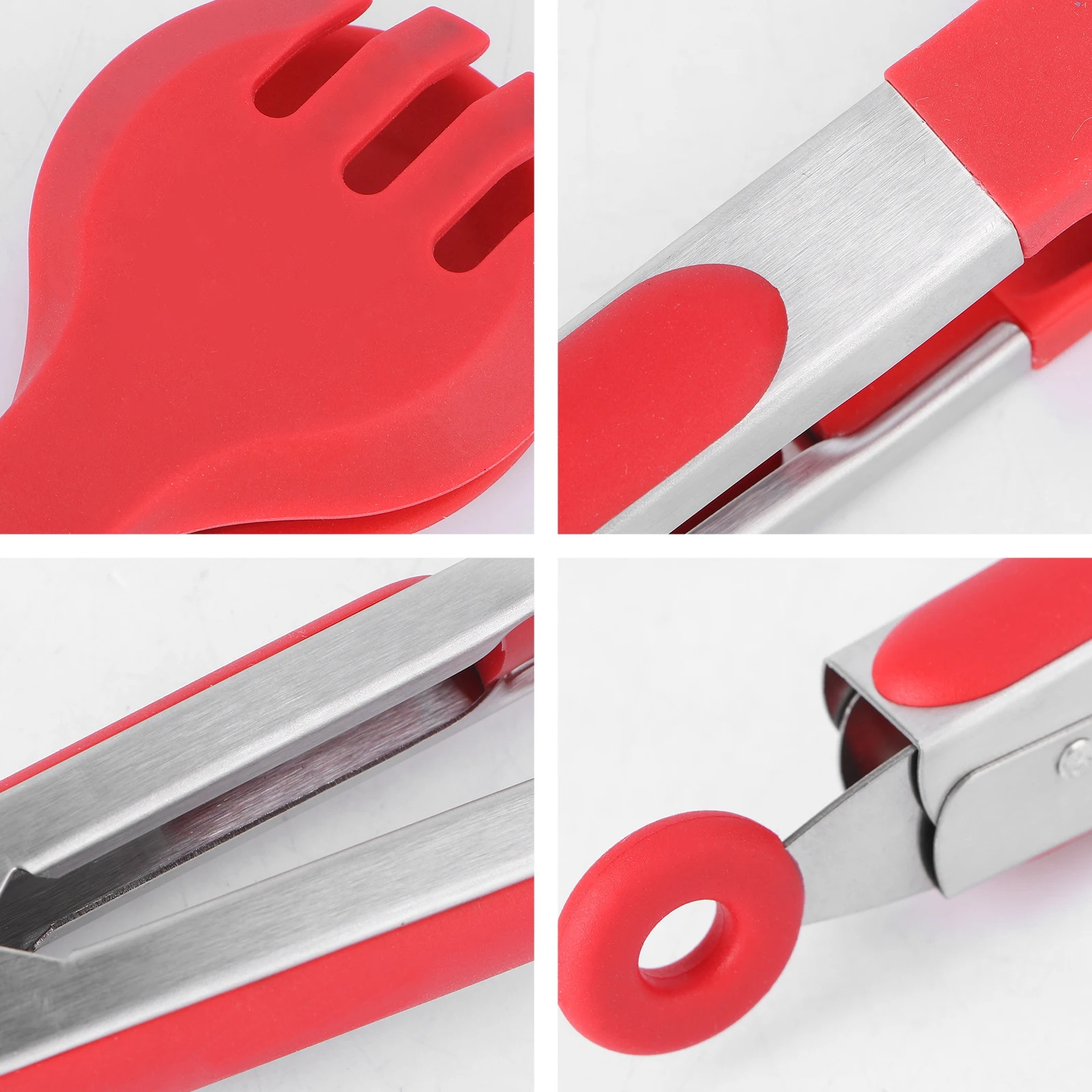 1pc Anti-slip Food Tongs Clip Kitchen Toaster Griddle Accessories High Temp Resistance Stainless Silicone Home Restaurant Use 
1pc Anti-slip Food Tongs Clip Kitchen Toaster Griddle Accessories High Temp Resistance Stainless Silicone Home Restaurant Use