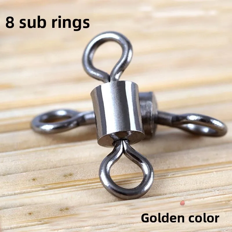 Gold 8-aped Connector 00-Piece Set Fiing Line Transducer Small Accories Travel Storage Organizer Fiing Gear
Gold 8-aped Connector 00-Piece Set Fiing Line Transducer Small Accories Travel Storage Organizer Fiing Gear