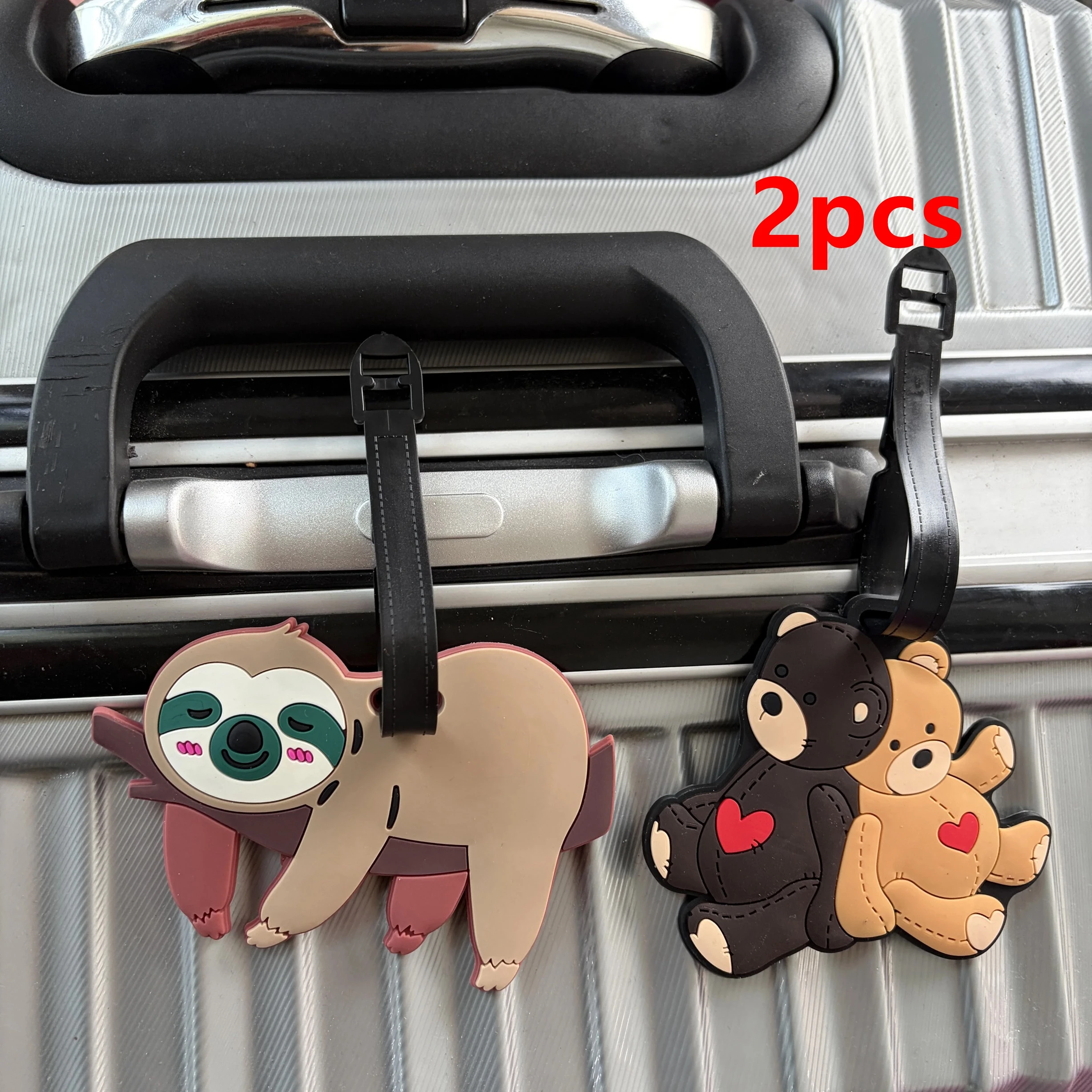 2Pcs Sloth Bear Luggage Tag, Essential for Business Travel, Luggage Pendant, Airport Station Luggage Item Loss Prevention Tag
2Pcs Sloth Bear Luggage Tag, Essential for Business Travel, Luggage Pendant, Airport Station Luggage Item Loss Prevention Tag