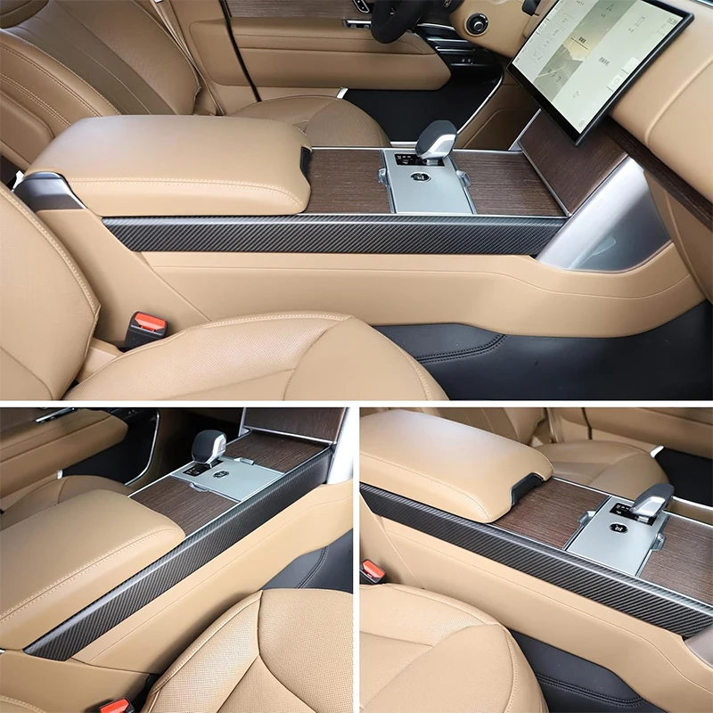 Для Land Rover Range Rover Vogue 2023+ настоящее углеродное волокно, центральная консоль автомобиля, панель переключения передач, боковая полоса, крышка, автомобильные аксессуары
Для Land Rover Range Rover Vogue 2023+ настоящее углеродное волокно, центральная консоль автомобиля, панель переключения передач, боковая полоса, крышка, автомобильные аксессуары