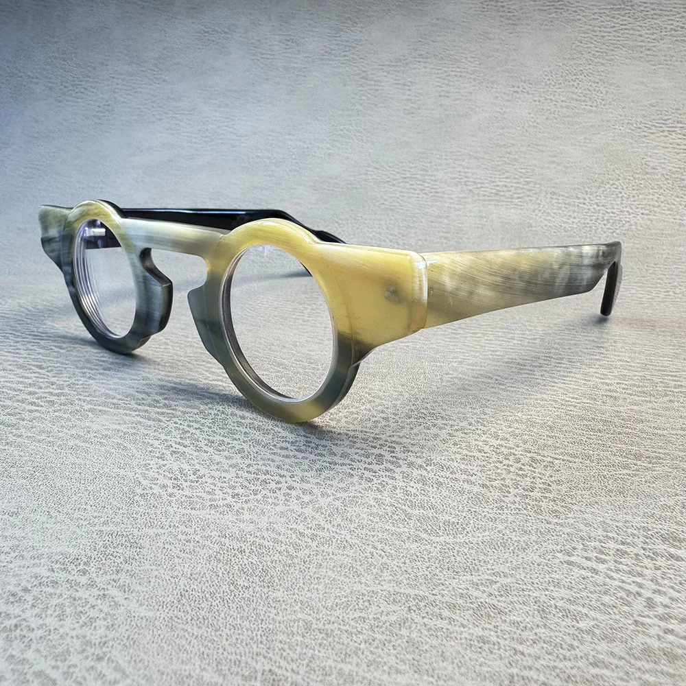 Eyeglass Frames Unique Round Vintage Retro Optical Lenses Eyewear Antique Handmade Black White Horn Reading Man Glasses Frames
Eyeglass Frames Unique Round Vintage Retro Optical Lenses Eyewear Antique Handmade Black White Horn Reading Man Glasses Frames