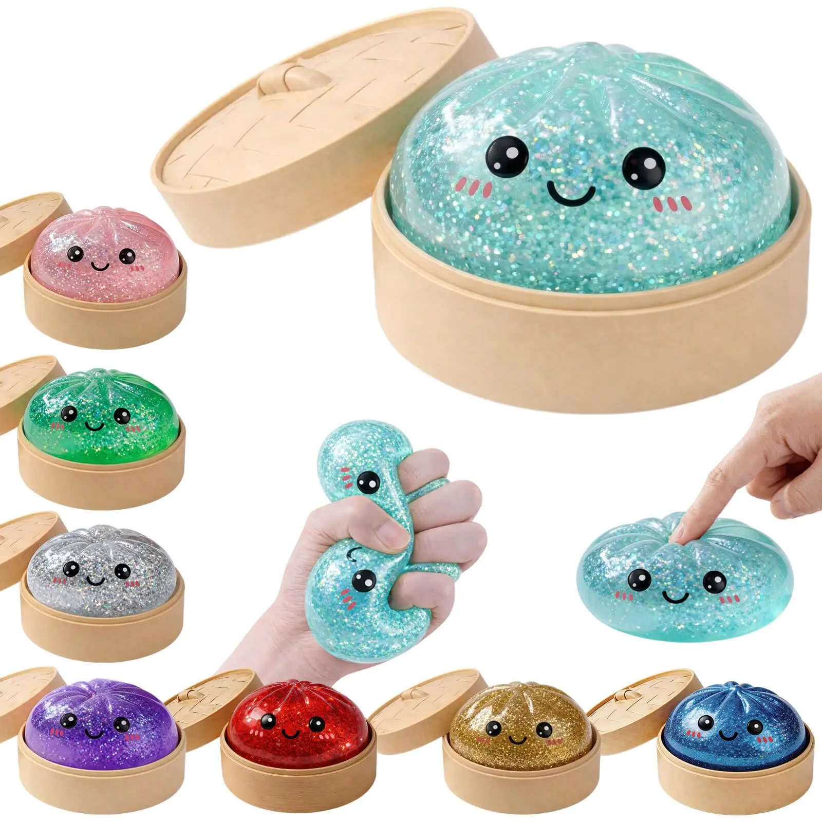Glitter Dumpling Squishies Squeeze Toy Easter Squishy Dumpling Fidget Toys for Kids Adults Stress Relief Sensory Toy
Glitter Dumpling Squishies Squeeze Toy Easter Squishy Dumpling Fidget Toys for Kids Adults Stress Relief Sensory Toy