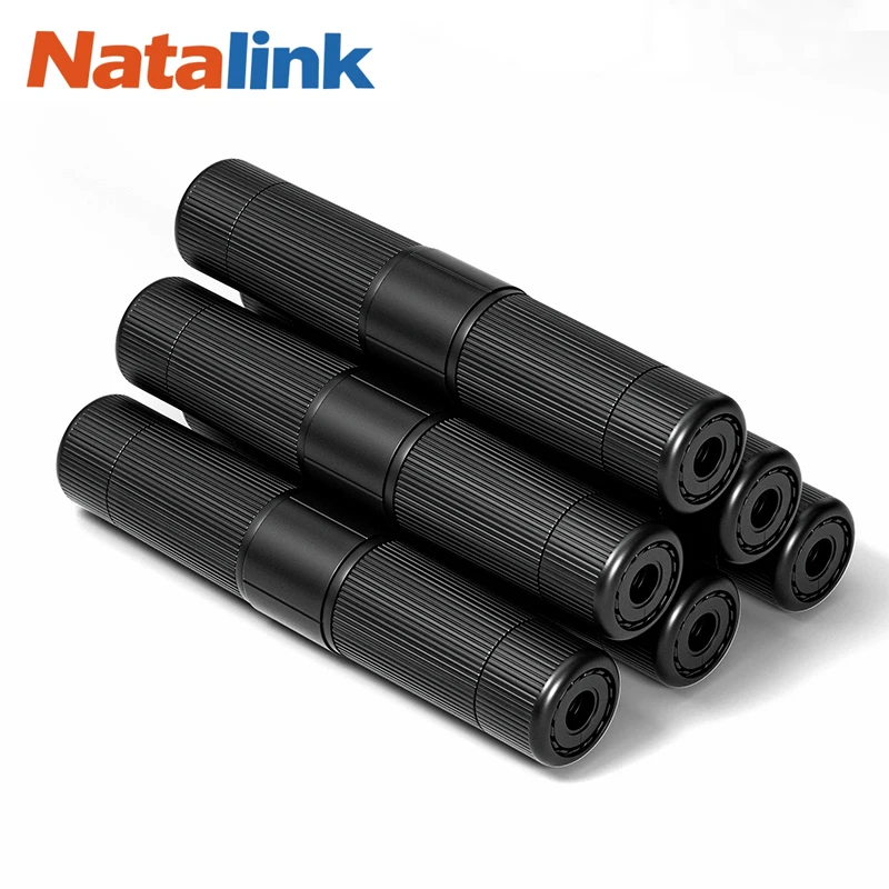 Natalink Waterproof RJ45 Coupler IP68, CAT6/CAT5e/CAT5 Female to Female Coupler Connector 8Pin for Outdoor Ethernet LAN Cable
Natalink Waterproof RJ45 Coupler IP68, CAT6/CAT5e/CAT5 Female to Female Coupler Connector 8Pin for Outdoor Ethernet LAN Cable